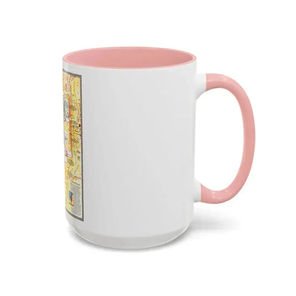 Jerusalem- The Old City (1996) (Map) Accent Coffee Mug - Go Mug Yourself