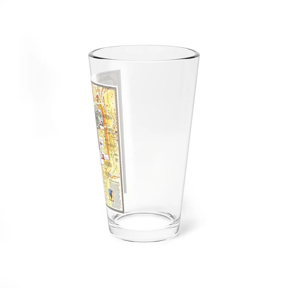 Jerusalem- The Old City (1996) (Map) Pint Glass 16oz-Go Mug Yourself