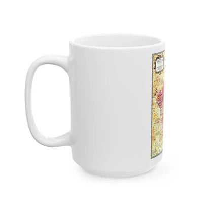 Jerusalem- The Old City (1996) (Map) White Coffee Mug - Go Mug Yourself