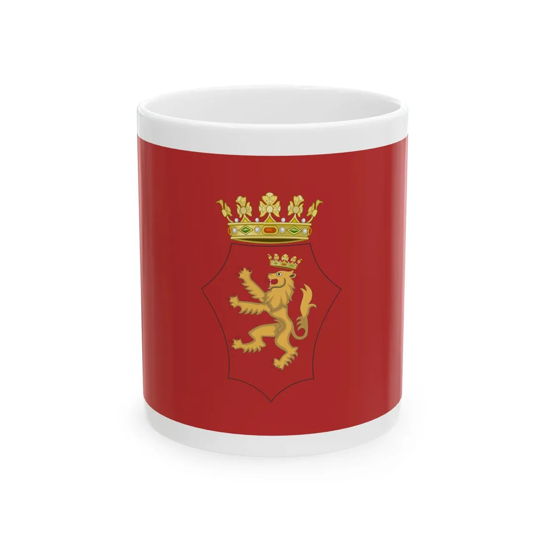 Jesi-Bandiera (Italy) White Coffee Mug 11oz - Go Mug Yourself