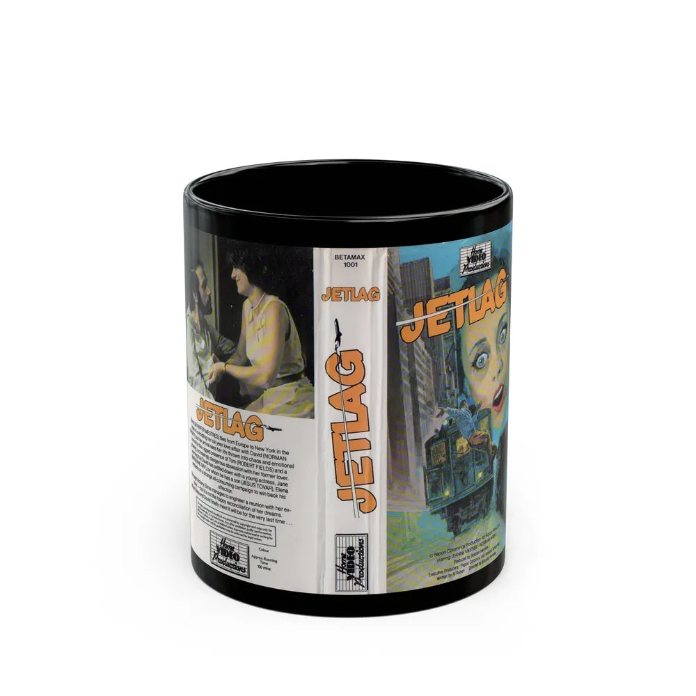 JETLAG (VHS COVER) - Black Coffee Mug-11oz-Go Mug Yourself