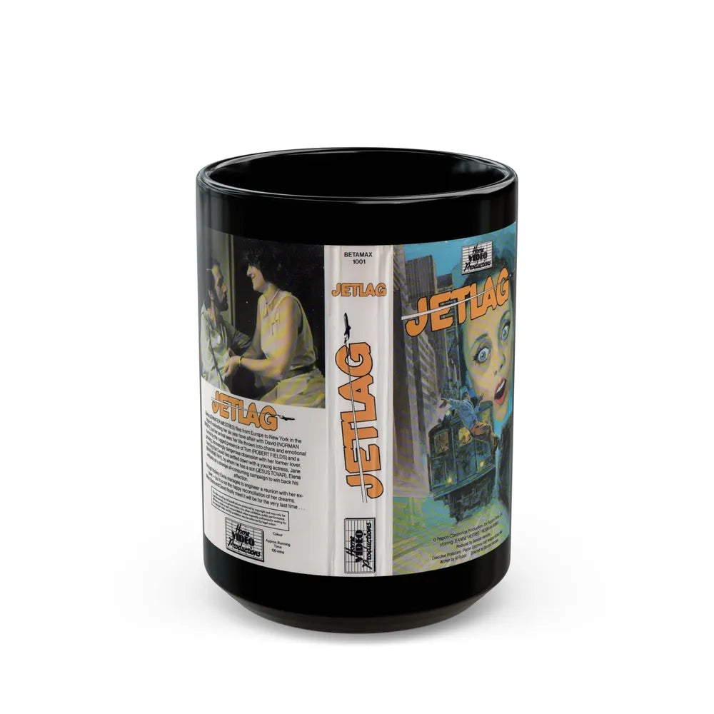 JETLAG (VHS COVER) - Black Coffee Mug-15oz-Go Mug Yourself