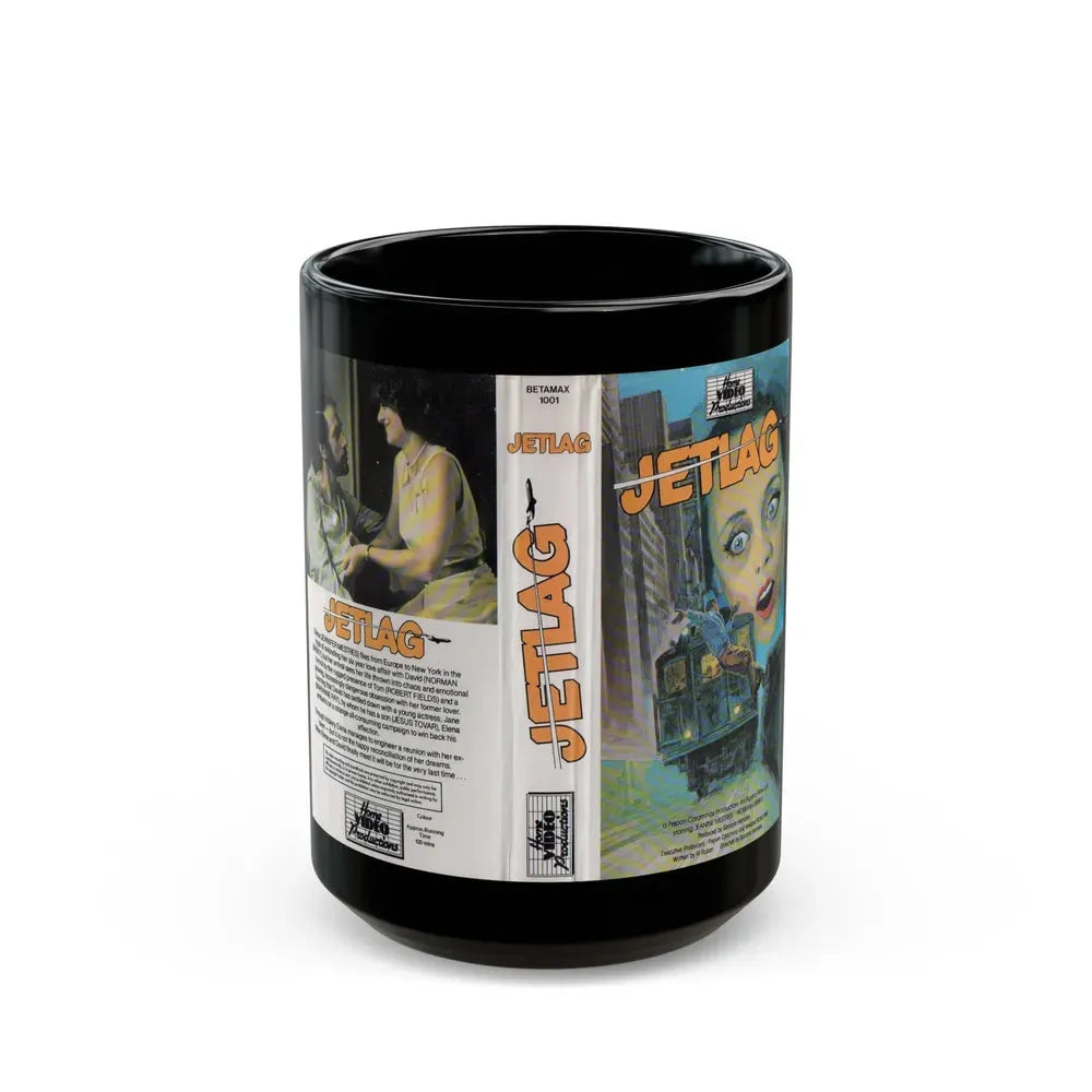 JETLAG (VHS COVER) - Black Coffee Mug 15oz - Go Mug Yourself