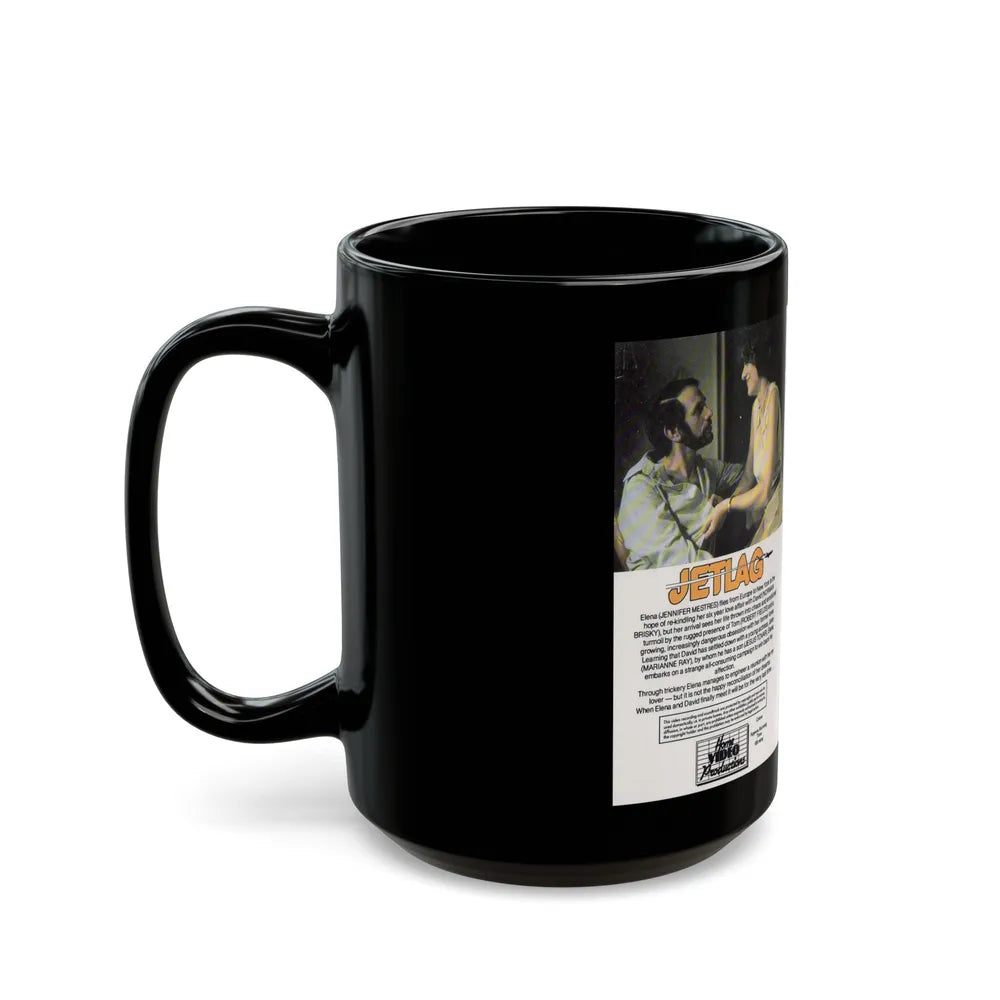 JETLAG (VHS COVER) - Black Coffee Mug-Go Mug Yourself