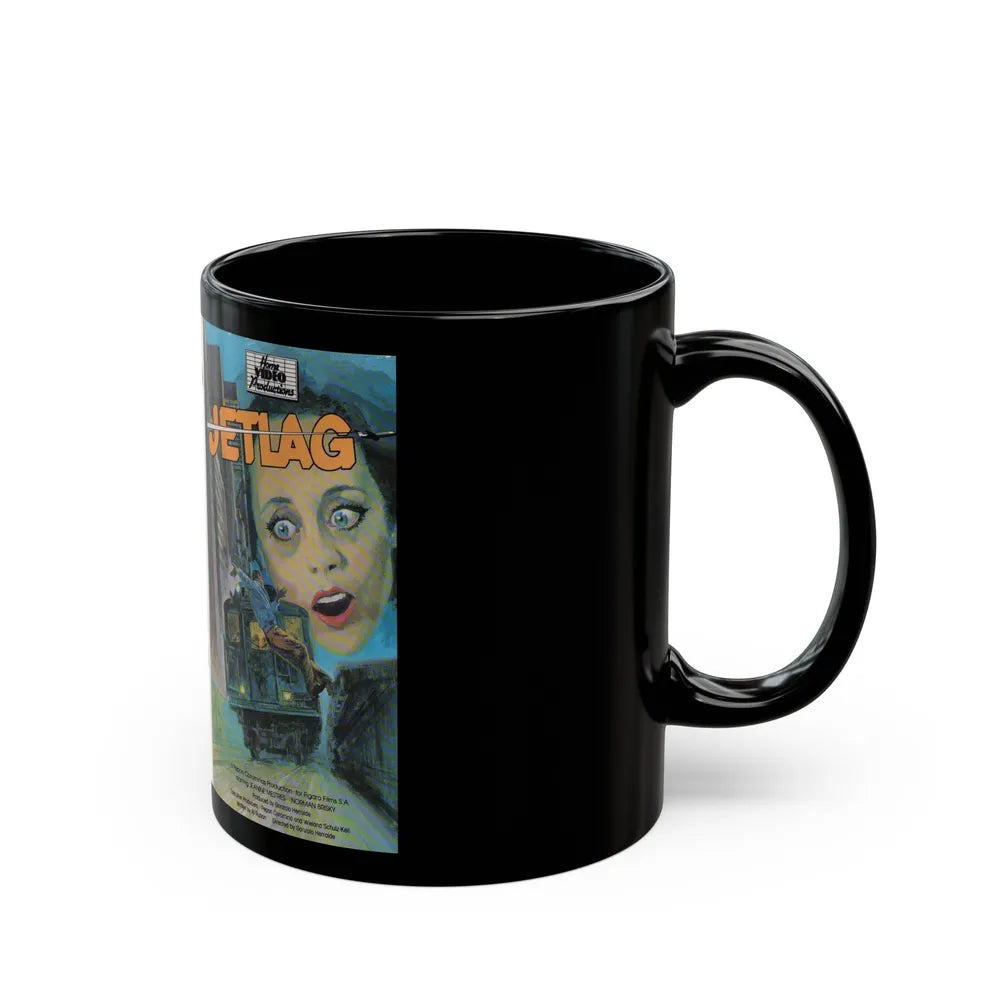 JETLAG (VHS COVER) - Black Coffee Mug-Go Mug Yourself