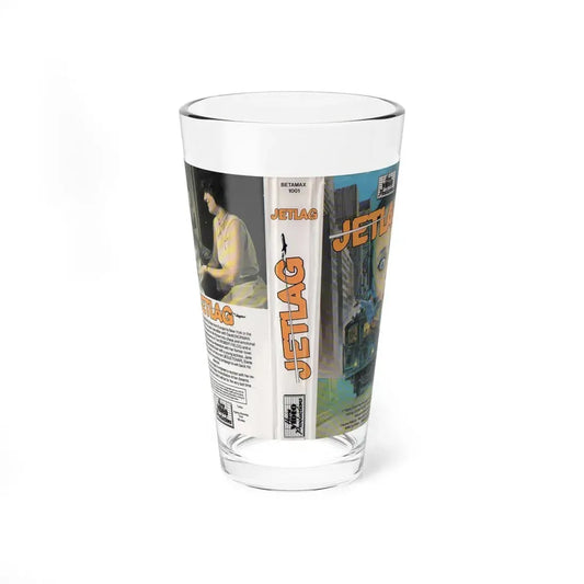 JETLAG (VHS COVER) Pint Glass 16oz 16oz - Go Mug Yourself
