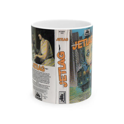 JETLAG (VHS COVER) - White Coffee Mug-11oz-Go Mug Yourself