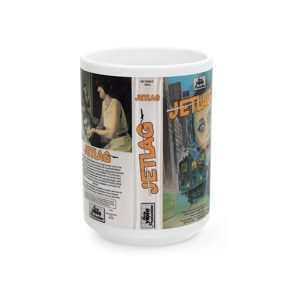 JETLAG (VHS COVER) - White Coffee Mug-15oz-Go Mug Yourself