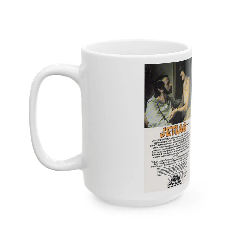 JETLAG (VHS COVER) - White Coffee Mug-Go Mug Yourself