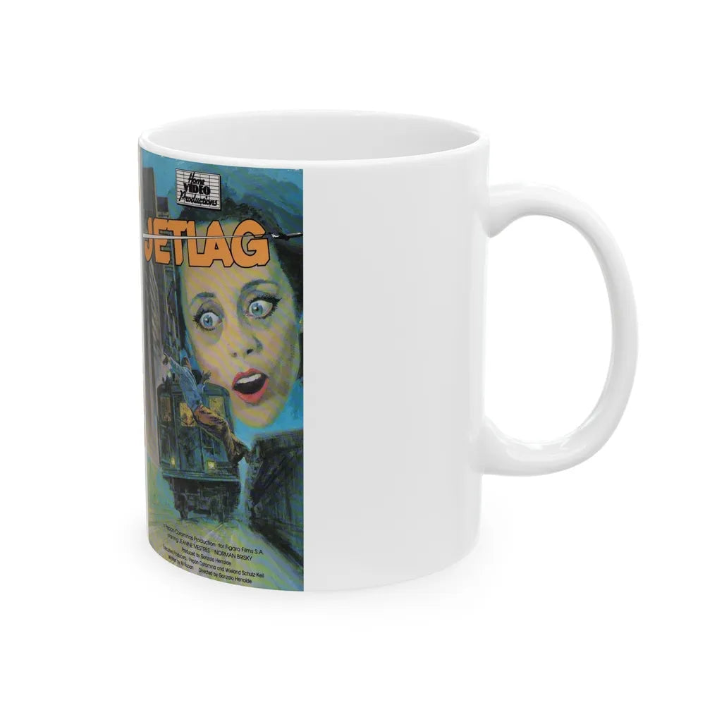 JETLAG (VHS COVER) - White Coffee Mug-Go Mug Yourself