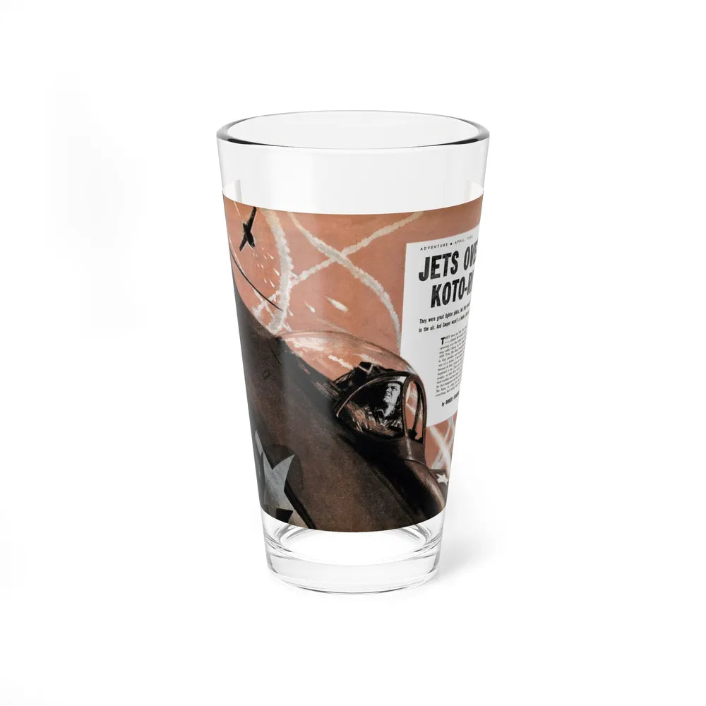 Jets Over Koto-Ri, Adventure magazine, April 1953 - Pint Glass 16oz-16oz-Go Mug Yourself