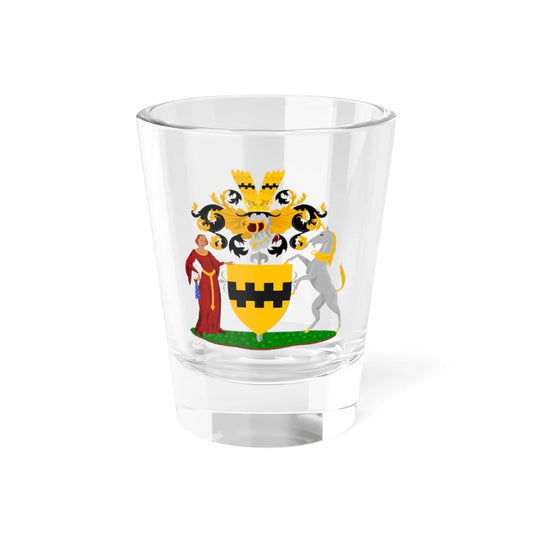 Jette wapen (Belgium) (Coat of Arms) Shot Glass 1.5oz 1.5oz - Go Mug Yourself