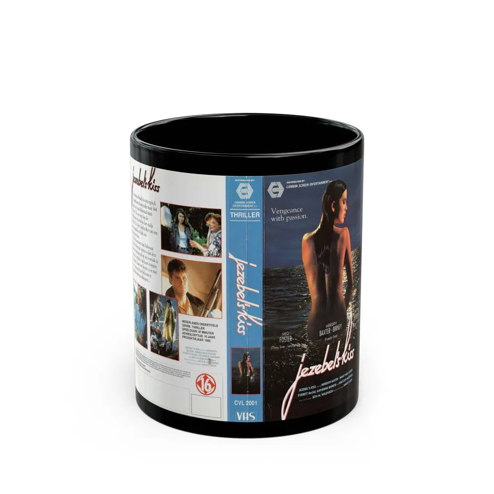 JEZEBELS KISS (VHS COVER) - Black Coffee Mug-11oz-Go Mug Yourself