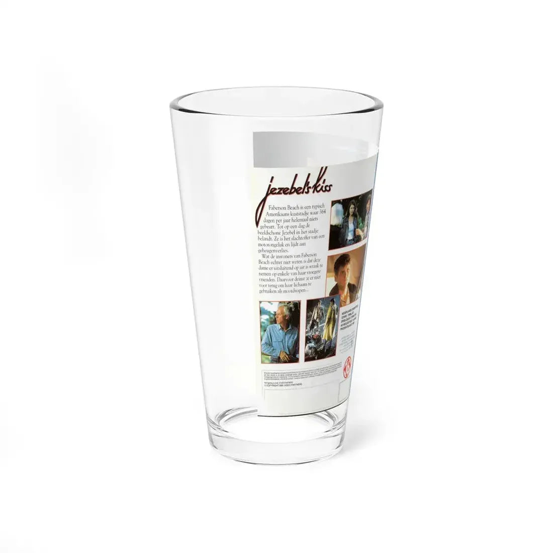 JEZEBELS KISS (VHS COVER) Pint Glass 16oz - Go Mug Yourself