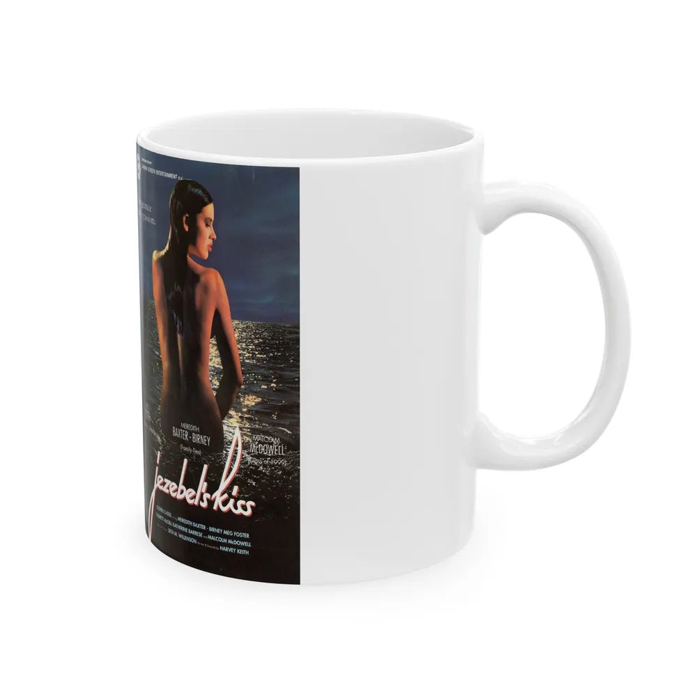 JEZEBELS KISS (VHS COVER) - White Coffee Mug-Go Mug Yourself