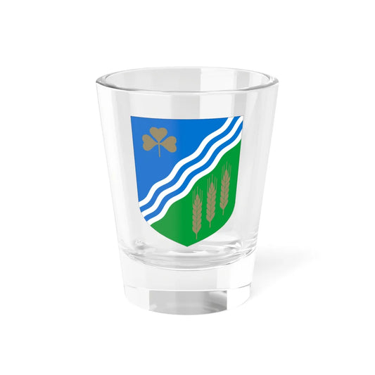 Jõgevamaa vapp (Estonia) (Coat of Arms) Shot Glass 1.5oz 1.5oz - Go Mug Yourself