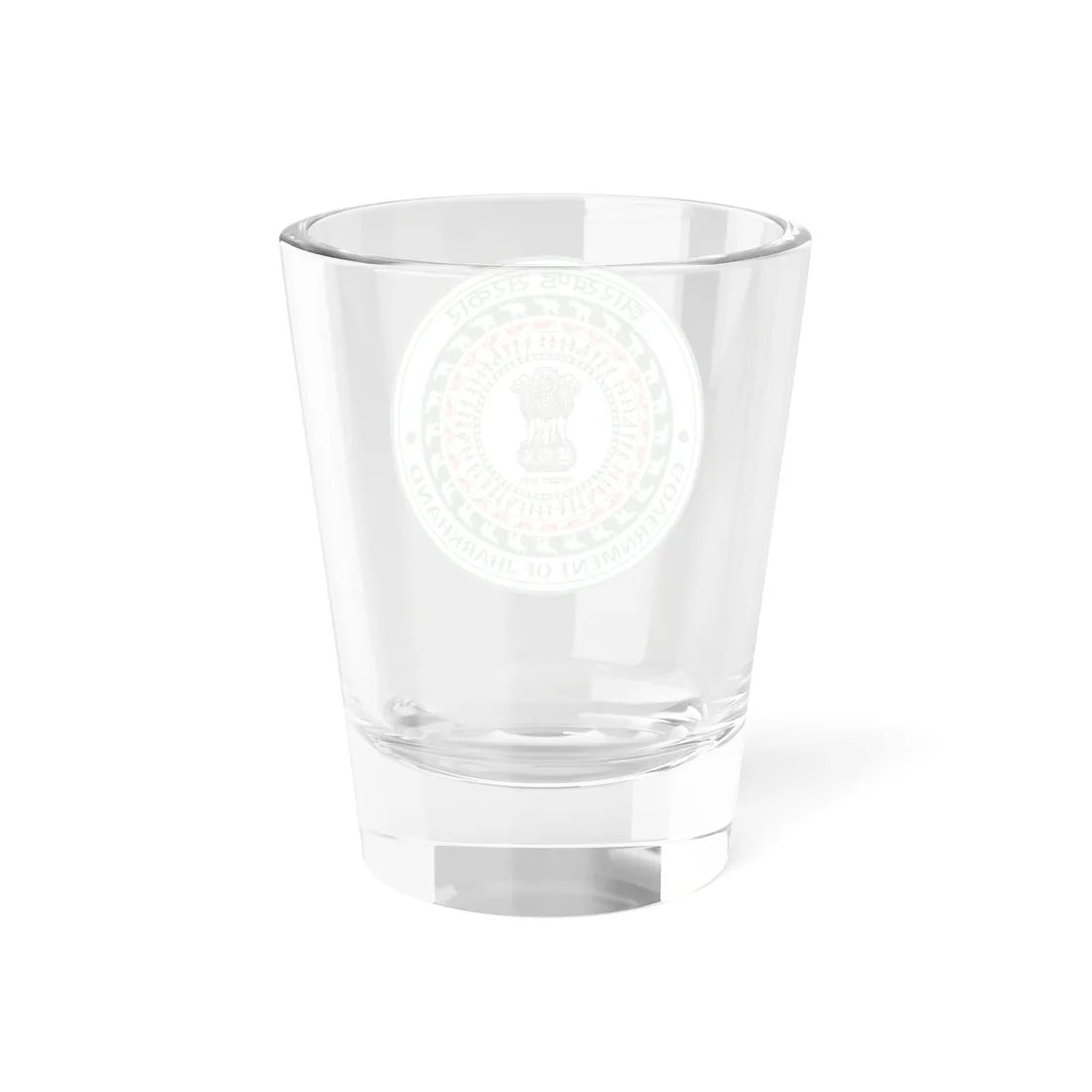 Jharkhand Rajakiya Chihna (India) (Coat of Arms) Shot Glass 1.5oz - Go Mug Yourself