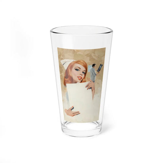 Jill Nolan, R.N. paperback cover (Dell, 1962) - Pint Glass 16oz-16oz-Go Mug Yourself