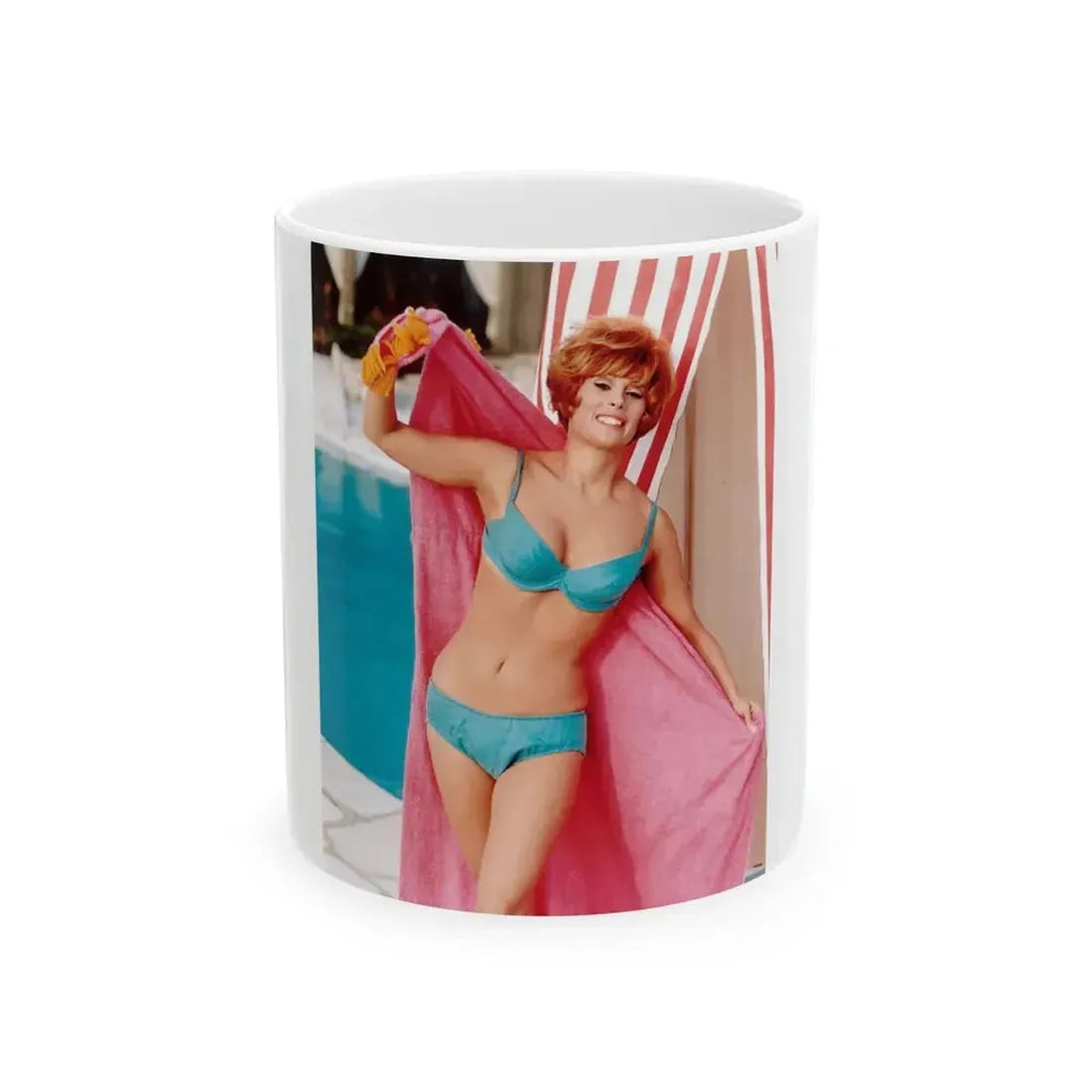 Jill St. John #08 (Vintage Female Icon) White Coffee Mug 11oz - Go Mug Yourself