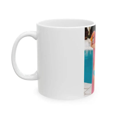 Jill St. John #08 (Vintage Female Icon) White Coffee Mug - Go Mug Yourself