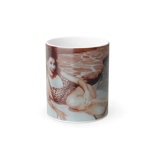 Jill St. John #125 (Vintage Female Icon) Color Changing Coffee Mug 11oz - Go Mug Yourself