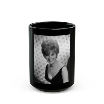 Jill St. John #152 (Vintage Female Icon) Black Coffee Mug 15oz - Go Mug Yourself