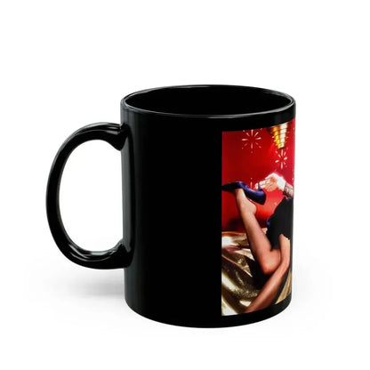 Jill St. John #161 (Vintage Female Icon) Black Coffee Mug - Go Mug Yourself