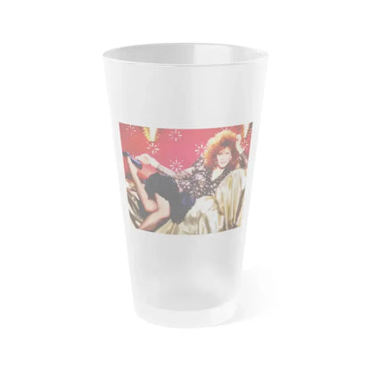 Jill St. John #161 (Vintage Female Icon) Frosted Pint Glass 16oz 16oz Frosted - Go Mug Yourself