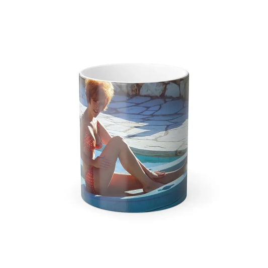 Jill St. John #162 (Vintage Female Icon) Color Changing Coffee Mug 11oz - Go Mug Yourself