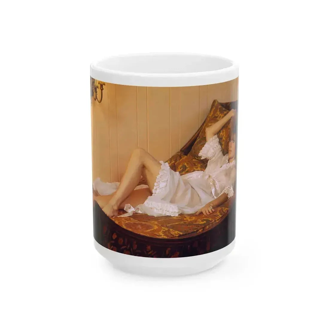 Jill St. John #163 (Vintage Female Icon) White Coffee Mug 15oz - Go Mug Yourself