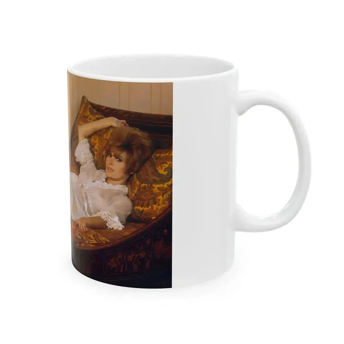 Jill St. John #163 (Vintage Female Icon) White Coffee Mug - Go Mug Yourself