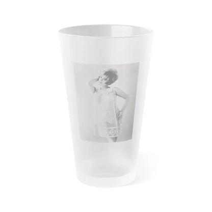 Jill St. John #172 (Vintage Female Icon) Frosted Pint Glass 16oz 16oz Frosted - Go Mug Yourself