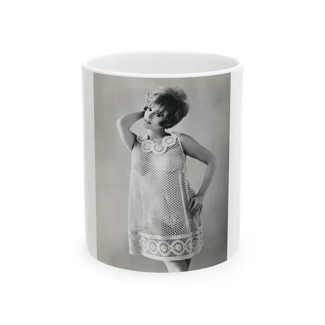 Jill St. John #172 (Vintage Female Icon) White Coffee Mug 11oz - Go Mug Yourself