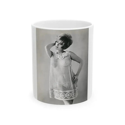Jill St. John #172 (Vintage Female Icon) White Coffee Mug 11oz - Go Mug Yourself
