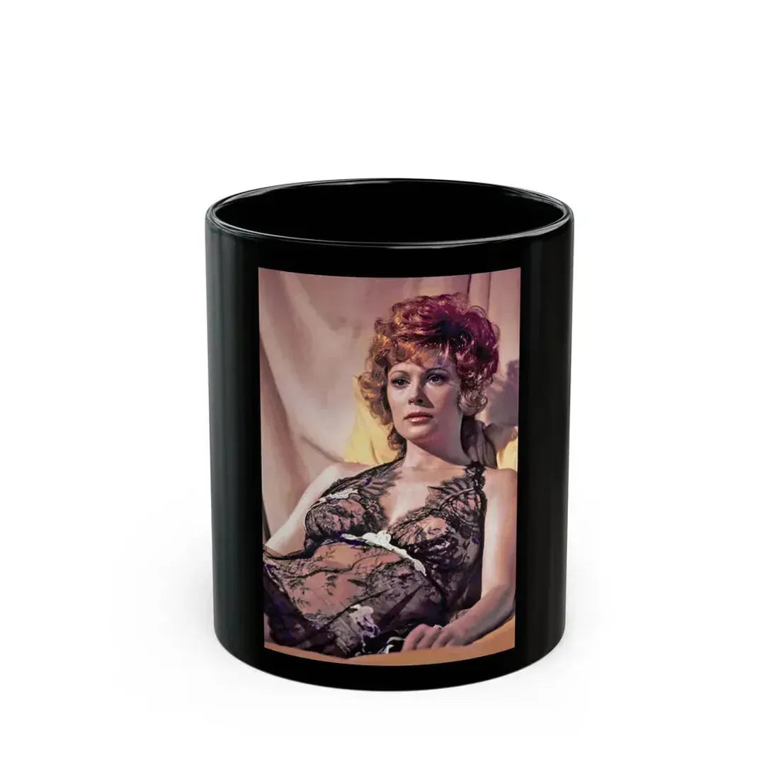 Jill St. John #176 (Vintage Female Icon) Black Coffee Mug 11oz - Go Mug Yourself