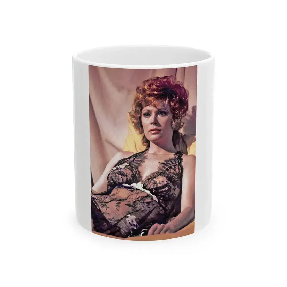 Jill St. John #176 (Vintage Female Icon) White Coffee Mug 11oz - Go Mug Yourself