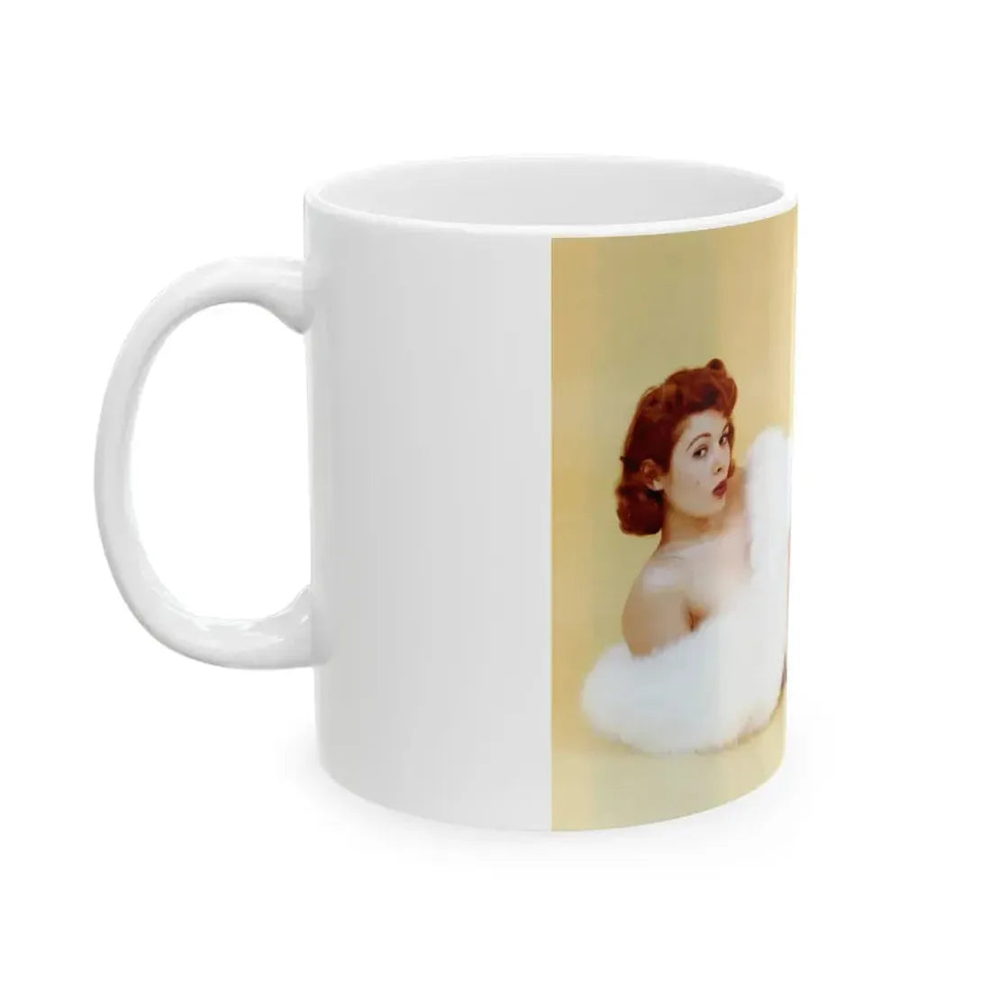 Jill St. John #179 (Vintage Female Icon) White Coffee Mug - Go Mug Yourself