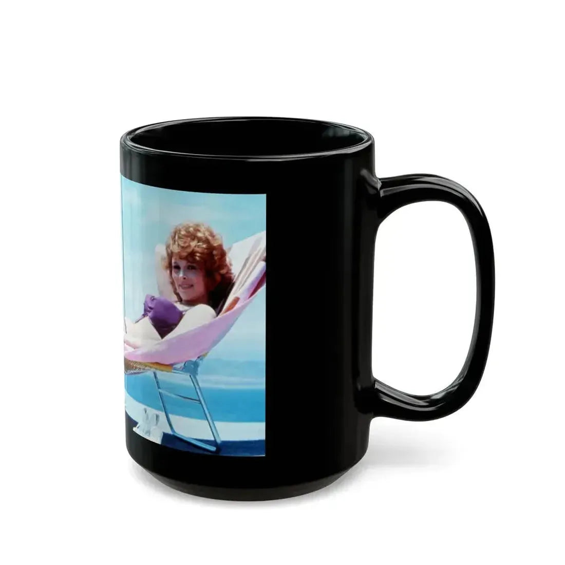 Jill St. John #183 (Vintage Female Icon) Black Coffee Mug - Go Mug Yourself