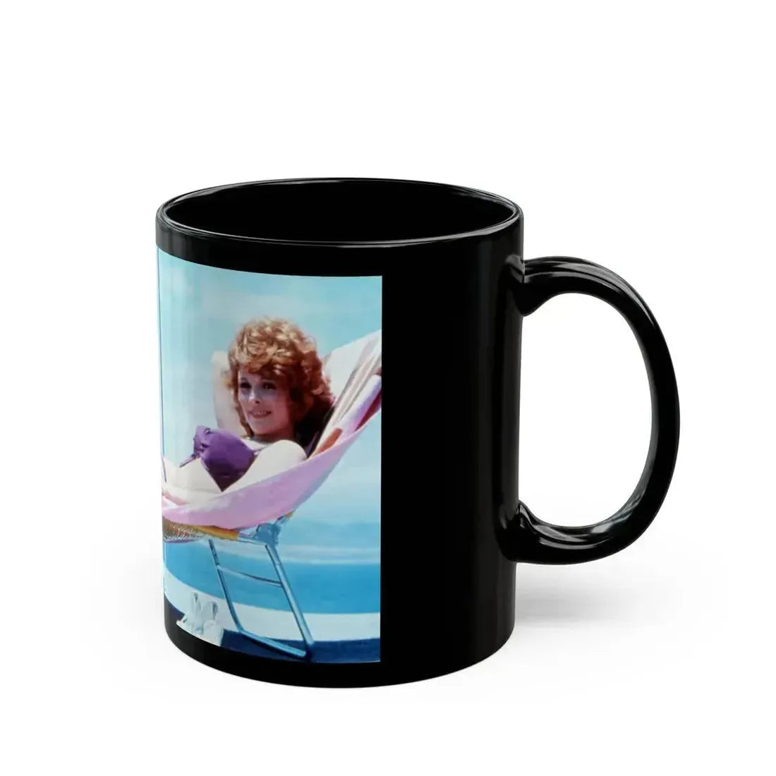 Jill St. John #183 (Vintage Female Icon) Black Coffee Mug - Go Mug Yourself