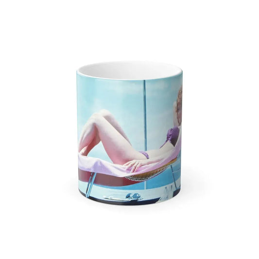 Jill St. John #183 (Vintage Female Icon) Color Changing Coffee Mug 11oz - Go Mug Yourself