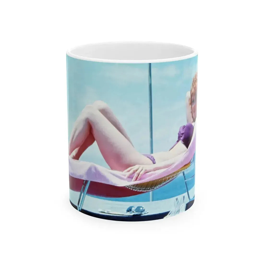 Jill St. John #183 (Vintage Female Icon) White Coffee Mug 11oz - Go Mug Yourself