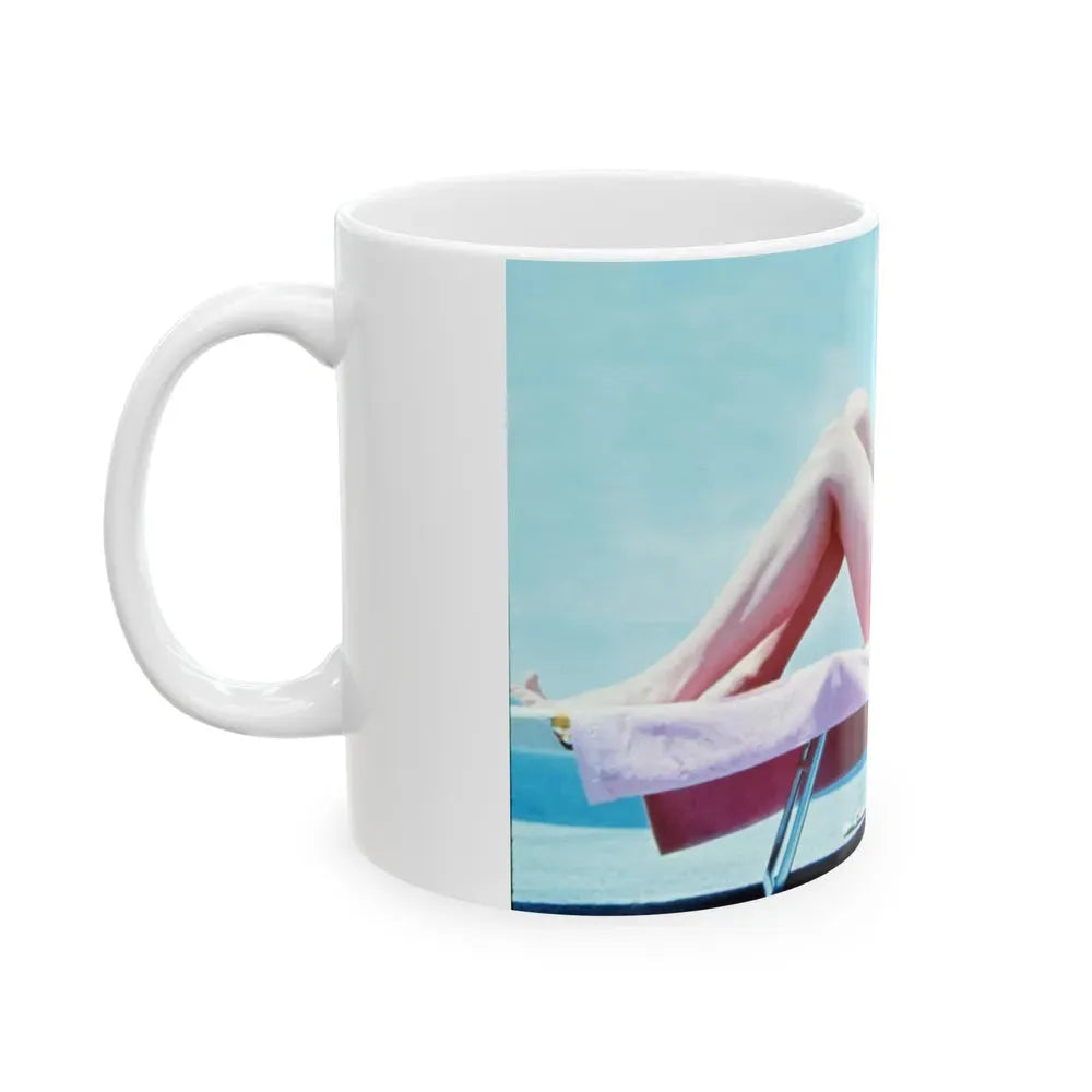 Jill St. John #183 (Vintage Female Icon) White Coffee Mug - Go Mug Yourself