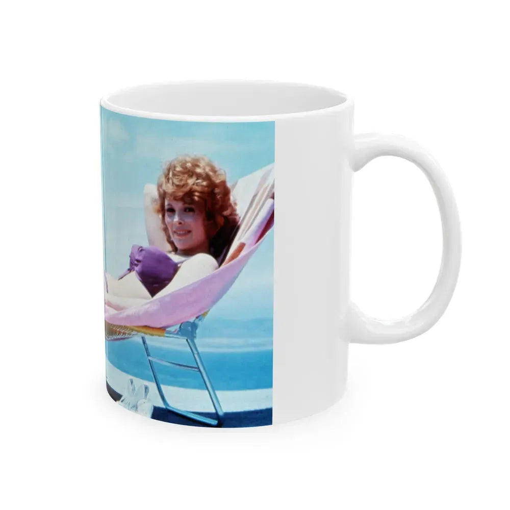 Jill St. John #183 (Vintage Female Icon) White Coffee Mug - Go Mug Yourself