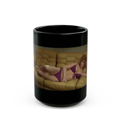 Jill St. John #185 (Vintage Female Icon) Black Coffee Mug 15oz - Go Mug Yourself