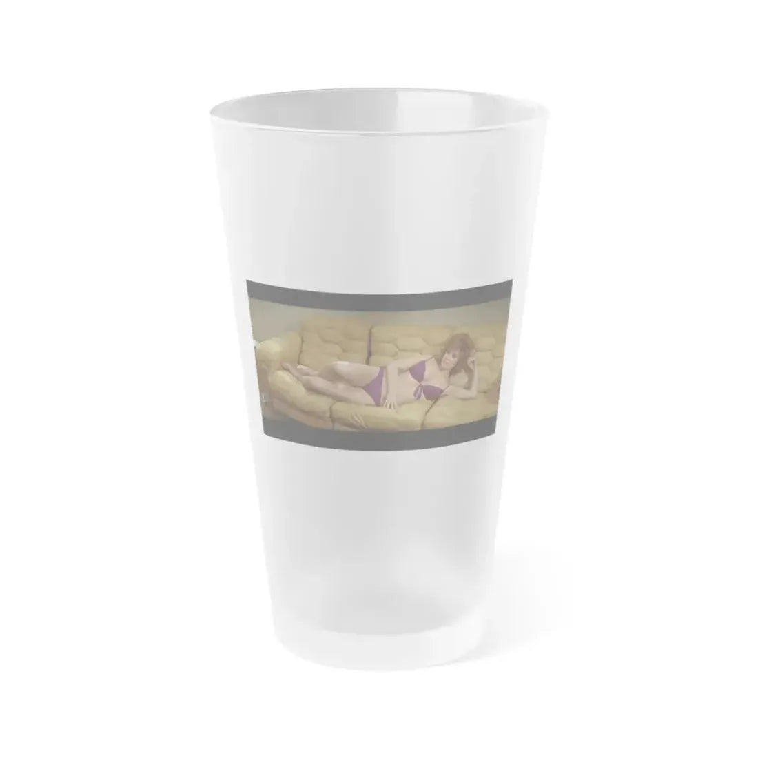 Jill St. John #185 (Vintage Female Icon) Frosted Pint Glass 16oz 16oz Frosted - Go Mug Yourself