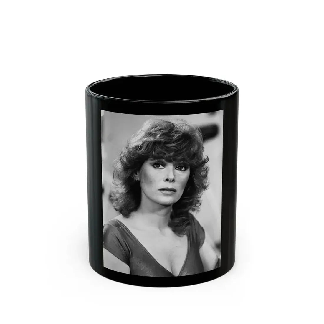 Jill St. John #190 (Vintage Female Icon) Black Coffee Mug 11oz - Go Mug Yourself