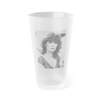 Jill St. John #190 (Vintage Female Icon) Frosted Pint Glass 16oz 16oz Frosted - Go Mug Yourself