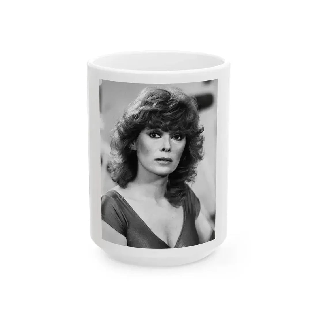 Jill St. John #190 (Vintage Female Icon) White Coffee Mug 15oz - Go Mug Yourself