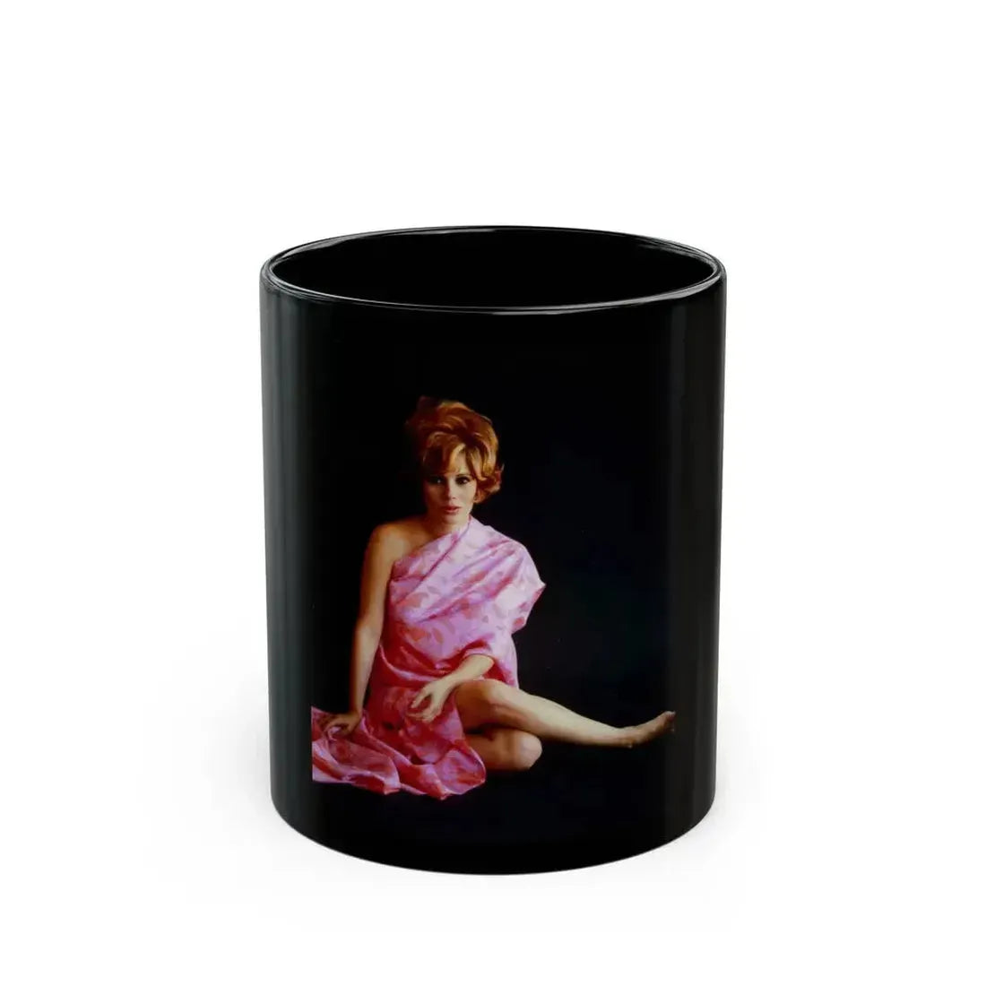 Jill St. John #196 (Vintage Female Icon) Black Coffee Mug 11oz - Go Mug Yourself