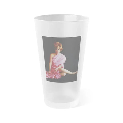 Jill St. John #196 (Vintage Female Icon) Frosted Pint Glass 16oz 16oz Frosted - Go Mug Yourself
